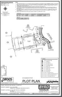 Plot plan for the Monroe C being built on homesite 309. This is a cul de sac homesite.