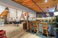 Bar area in the Event Barn