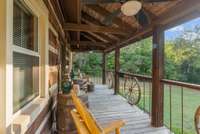 Relax and enjoy this rocking chair front porch