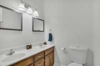 Basement full bath.
