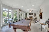 Basement recreation space