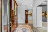First level entry foyer
