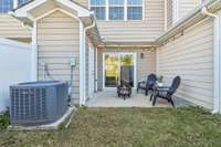 Here is another angle of the backyard showing you how much space you have.