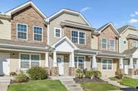 Each townhome has a mixture of stone and hardie board siding. These are very sturdy builds.