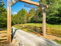 Welcome to Rocking K Farm Gated Entrance