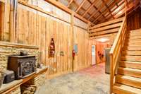 Living area of the Barn.