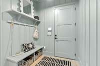 Mud room to garage and powder #1