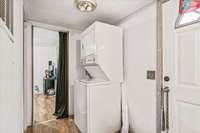 Laundry Area, appliances stay
