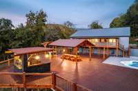 5000 sq ft of open deck and many endless entertainment features