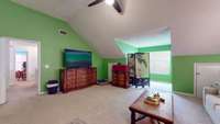 Upstairs, you'll find a large bonus room with carpeted flooring and a ceiling fan! 1334 Nicole Ln  La Vergne, TN 37086