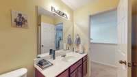 The second full bathroom features a combo shower/tub and single vanity. 1334 Nicole Ln  La Vergne, TN 37086