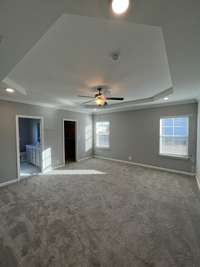 Primary Bedroom.  *Photo is from a completed unit of the floor plan. Options and selections may vary in actually property.