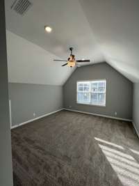 Bonus Room  *Photo is from a completed unit of the floor plan. Options and selections may vary in actually property.
