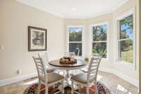 Another view of the breakfast area.