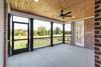 Upgraded Screened-In Porch