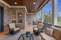 upper level covered porch - access off great room and primary
