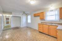 Large eat in kitchen
