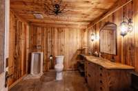 Exceptionally curated bathroom featuring designer finishes, thoughtful layout, and elevated details.