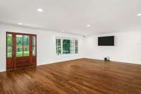 Complete open-concept floor plan seamlessly connects all.