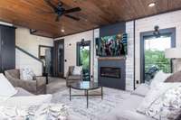 Interior of similar cabin in community. Interior finishes and furnishings will vary from cabin to cabin.