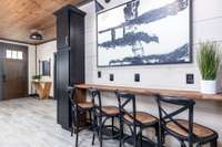 Interior of similar cabin in community. Interior finishes and furnishings will vary from cabin to cabin.