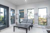 Interior of similar cabin in community. Interior finishes and furnishings will vary from cabin to cabin.