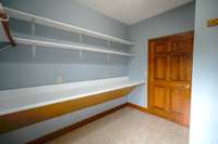 Large laundry room off kitchen