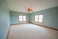 Primary suite on main level