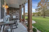 Overlooking your beautiful front yard.