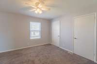 Bedroom Upstairs - Two Closets
