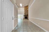 Large entry way guides you to the Great Room.