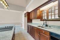 Kitchen features brand new Granite counter tops, New sink and faucet too!