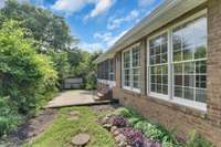Private low maintenance back yard for your enjoyment.