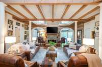 Great room - open to the second story