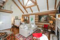 There is also a loft area above with is another great flex space