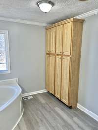 Additional cabinet storage!!