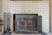 Warm your home and your heart with this picturesque fireplace. (NON-OPERATIONAL)