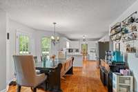Breakfast nook perfect for the family and coffee area.