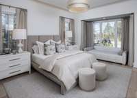 Guest Suite on Main Level *Model home photo shown for example purposes only; actual home features similar selections.*