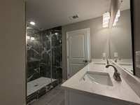 Primary suite double vanity