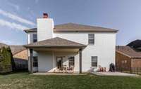 View from the rear of the house.