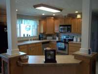 beautiful country kitchen with lots of counter space!