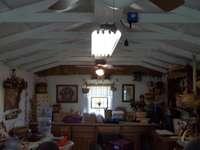 inside of the she-shed/office