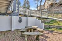 Patio area lower level