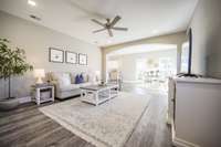 MODEL HOME PICTURED WITH SIMILAR FINISHES