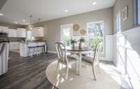 MODEL HOME PICTURED WITH SIMILAR FINISHES