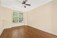 Notice the crown molding which really completes this room