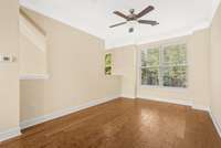 Another view of the Living room with lots of natural light coming in from the windows on the front of the home