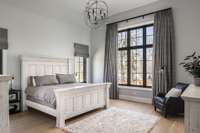 Spacious primary bedroom