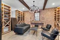 Temperature and humidity controlled wine cellar